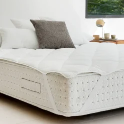 Topdekmatras<Blancheporte Antibacteriële topdekmatras 400 g/m² wit