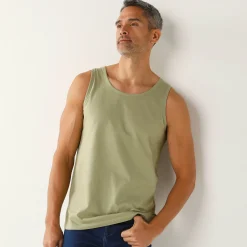 T-Shirt, Hemd En Polo<Blancheporte Atletentopje - set van 3 koraal + saliegroen + kaki