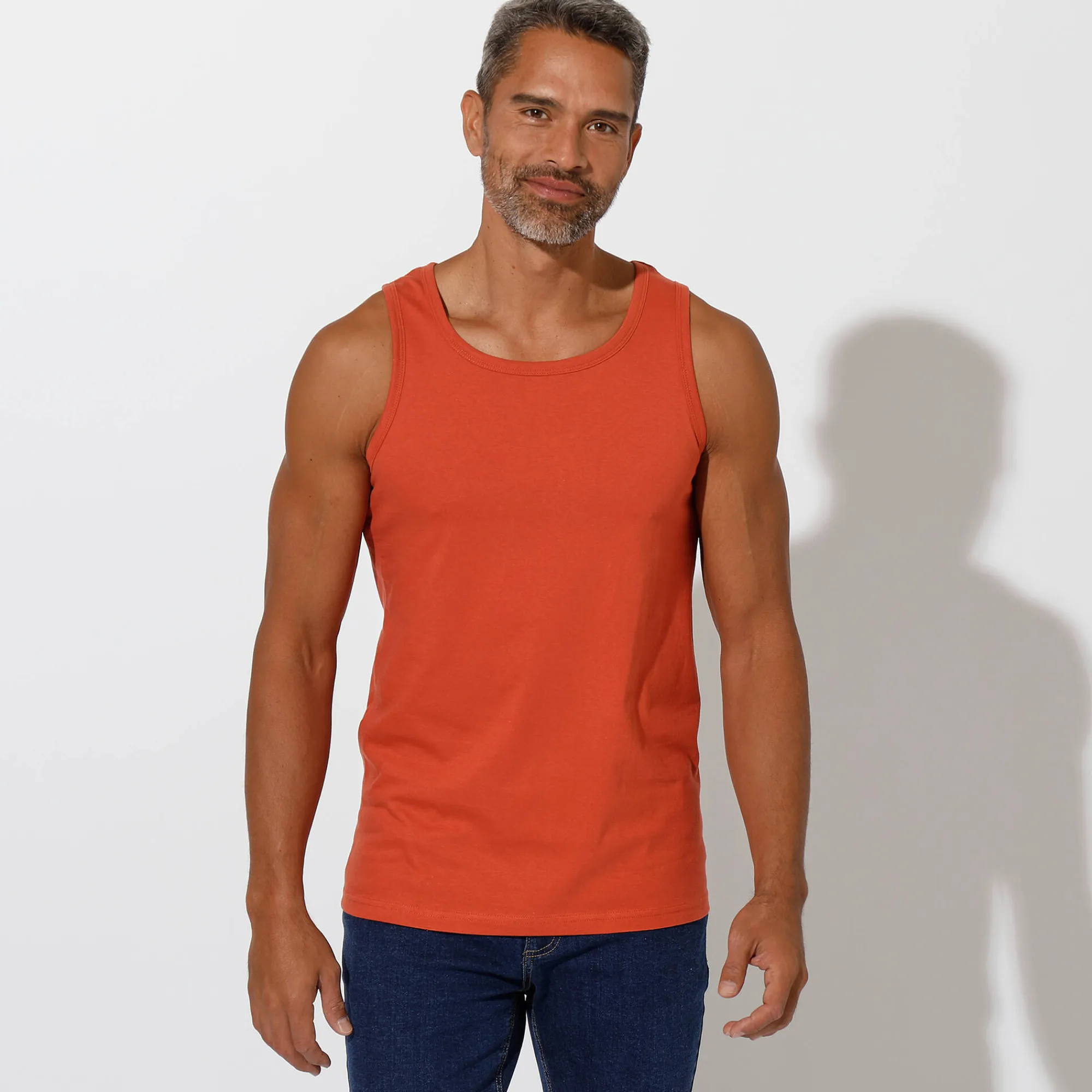 T-Shirt, Hemd En Polo<Blancheporte Atletentopje - set van 3 oranje + groen + geel