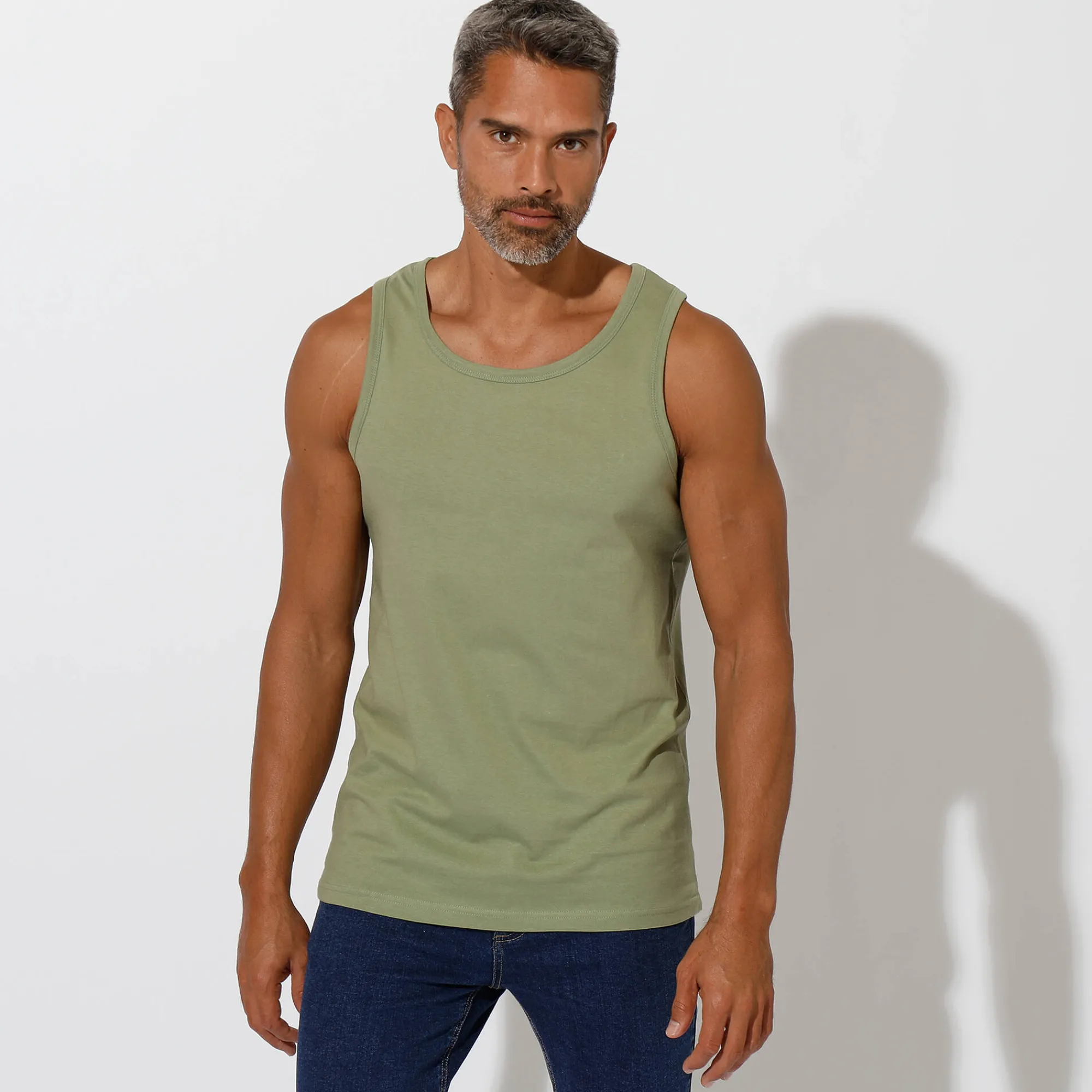 T-Shirt, Hemd En Polo<Blancheporte Atletentopje - set van 3 oranje + groen + geel