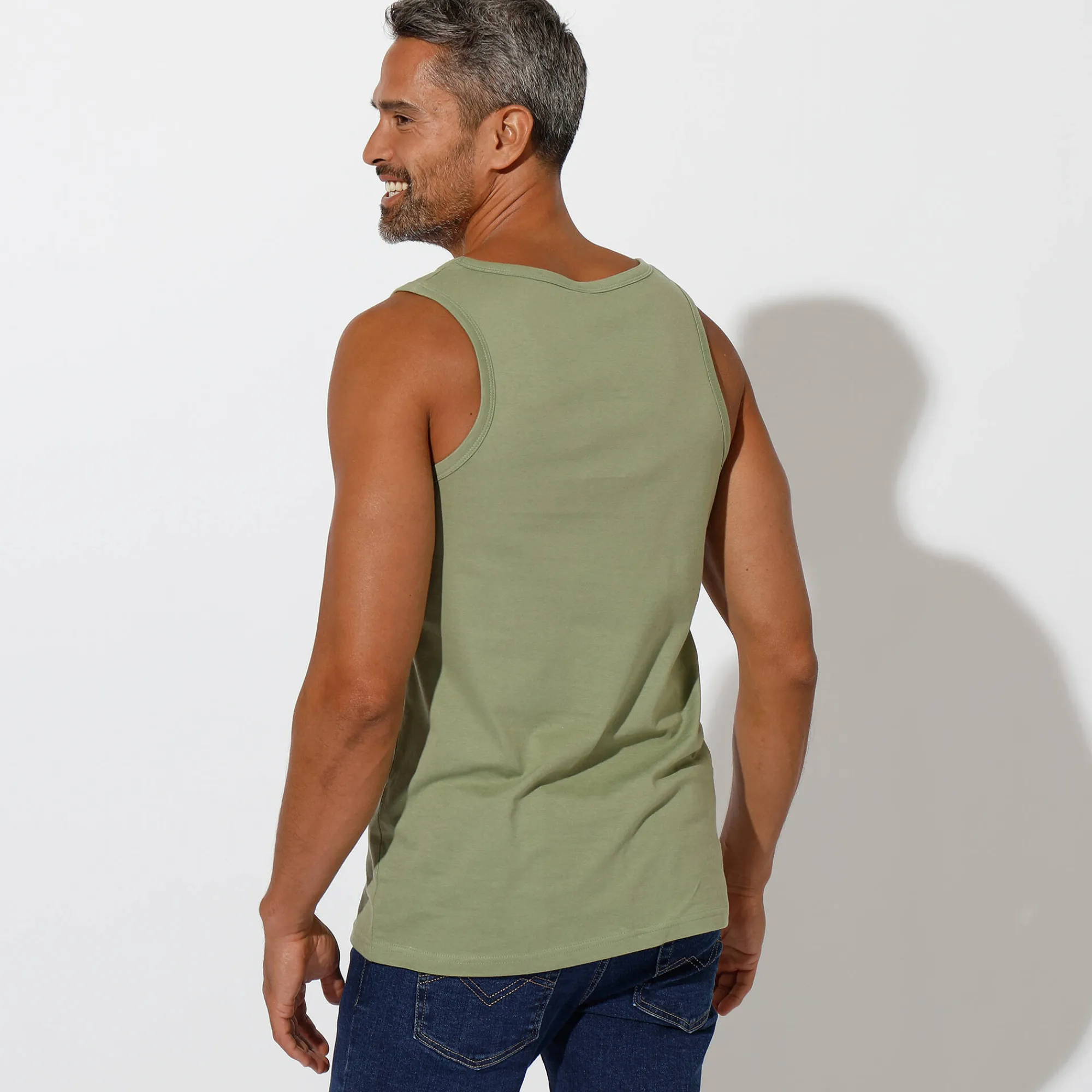 T-Shirt, Hemd En Polo<Blancheporte Atletentopje - set van 3 oranje + groen + geel