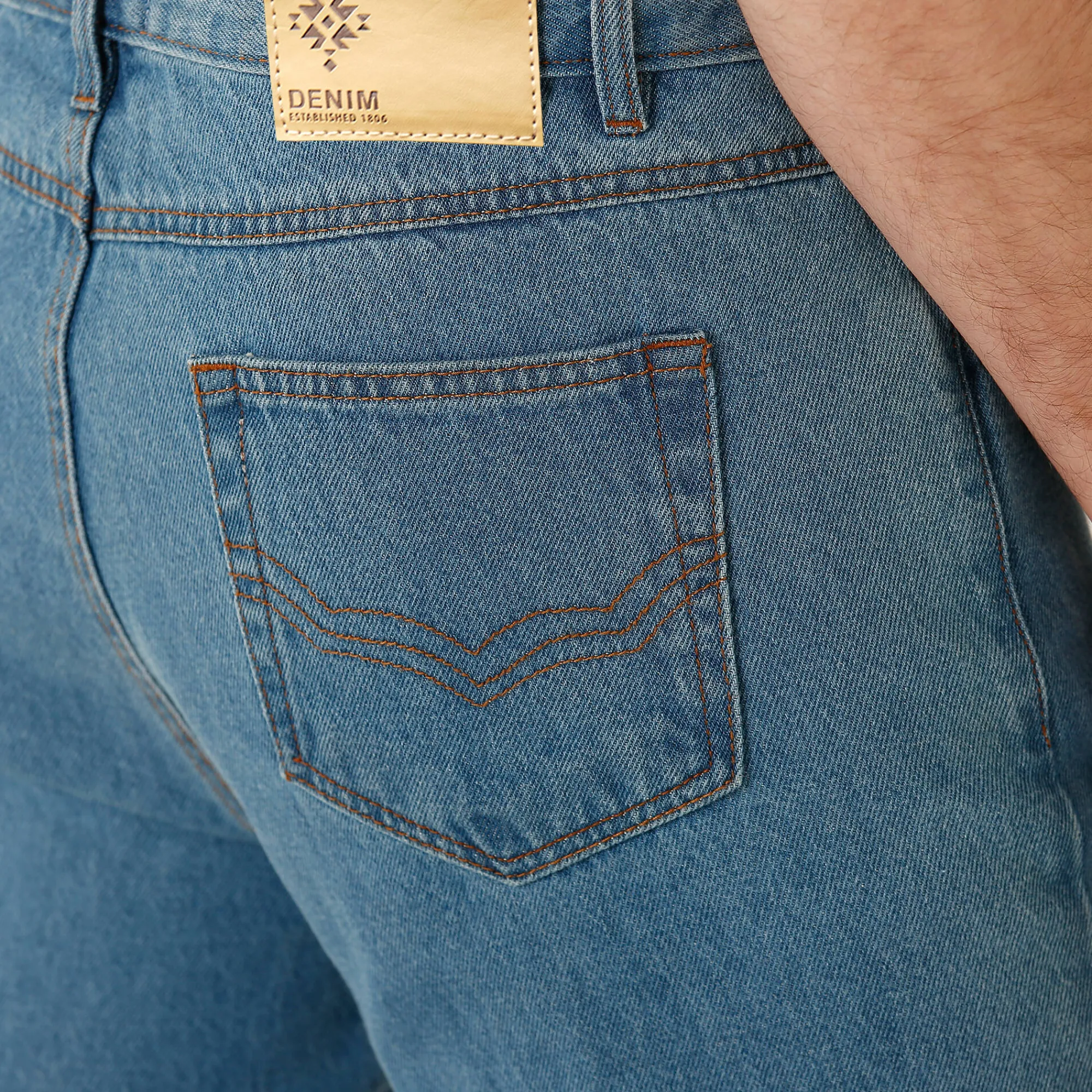 Jeans<Blancheporte Authentieke jeans in recht model - binnenpijplengte 82 cm bleached
