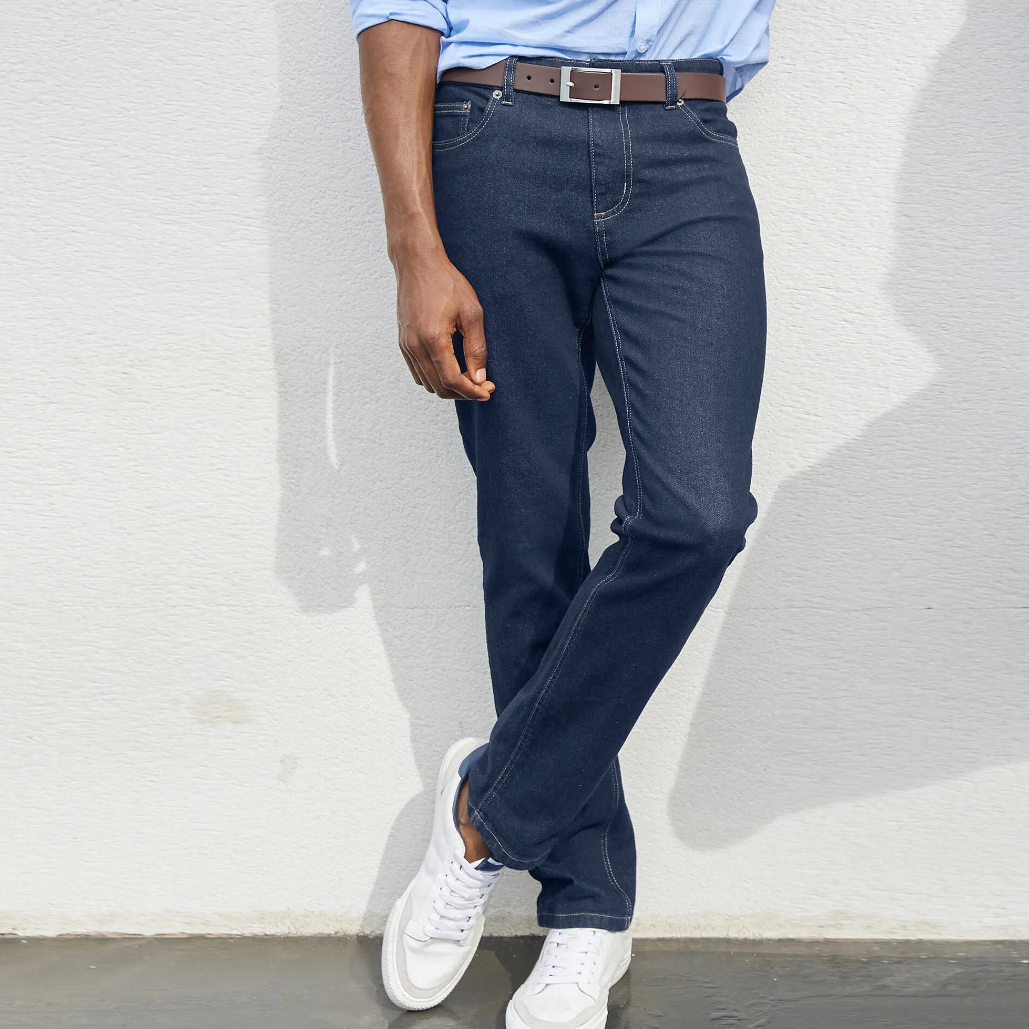 Jeans<Blancheporte Authentieke jeans in recht model - binnenpijplengte 72 cm raw