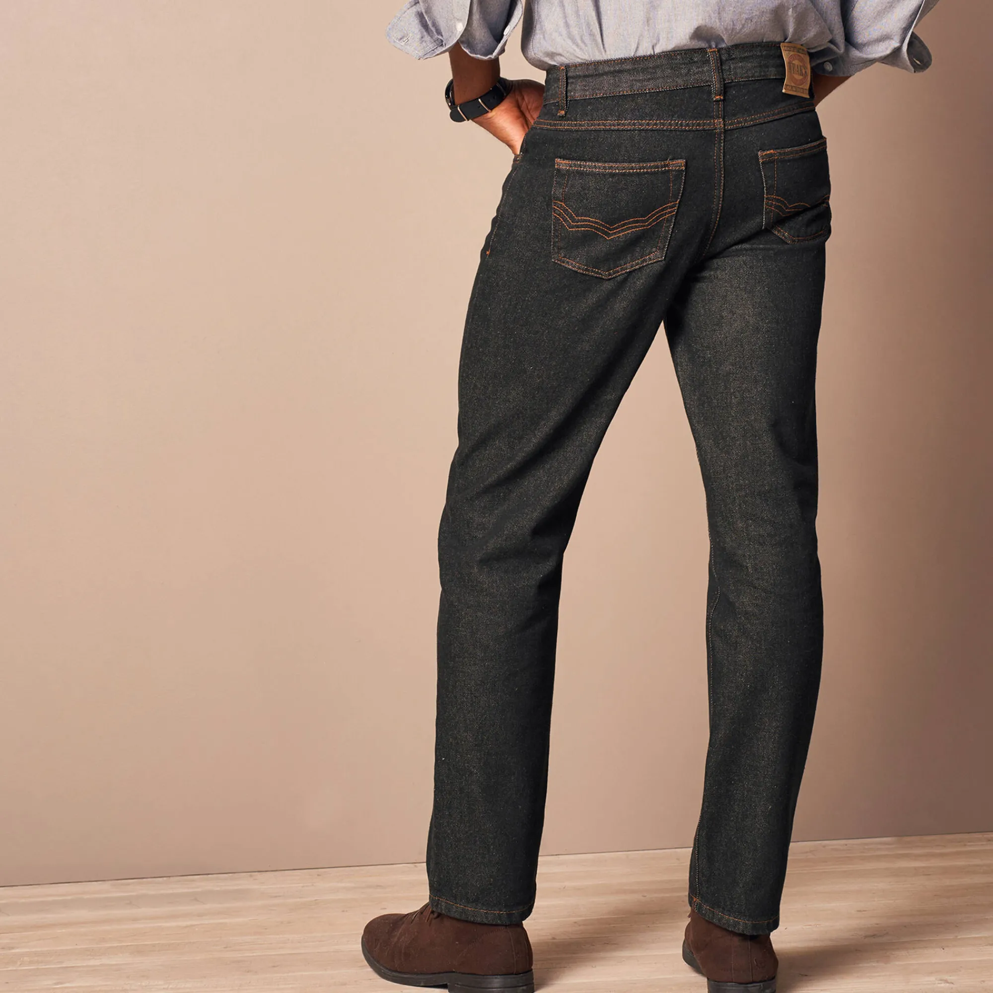 Jeans<Blancheporte Authentieke jeans in recht model - binnenpijplengte 82 cm black
