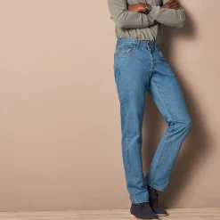 Jeans<Blancheporte Authentieke jeans in recht model - binnenpijplengte 72 cm bleached