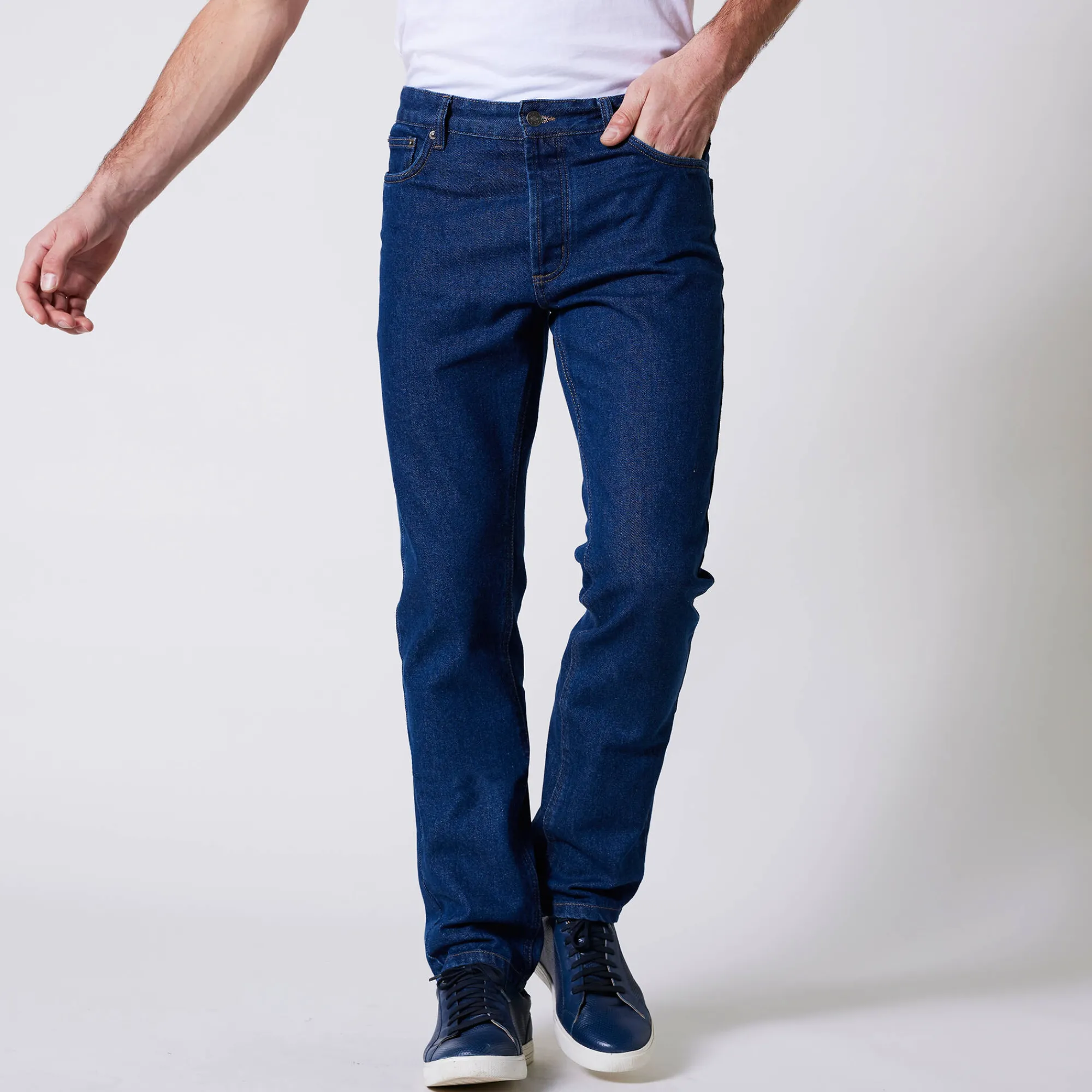 Jeans<Blancheporte Authentieke jeans in recht model - binnenpijplengte 72 cm stone