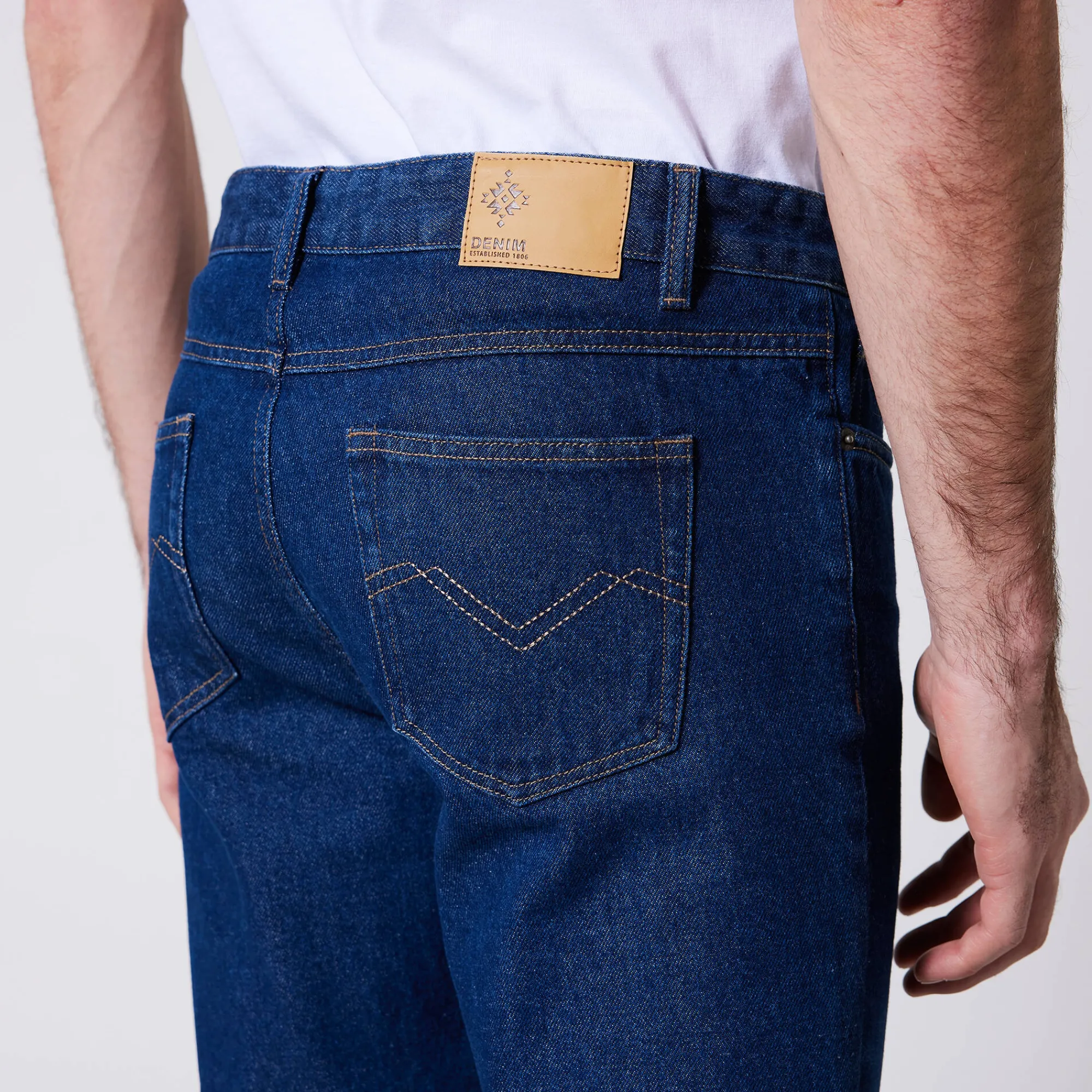 Jeans<Blancheporte Authentieke jeans in recht model - binnenpijplengte 72 cm stone
