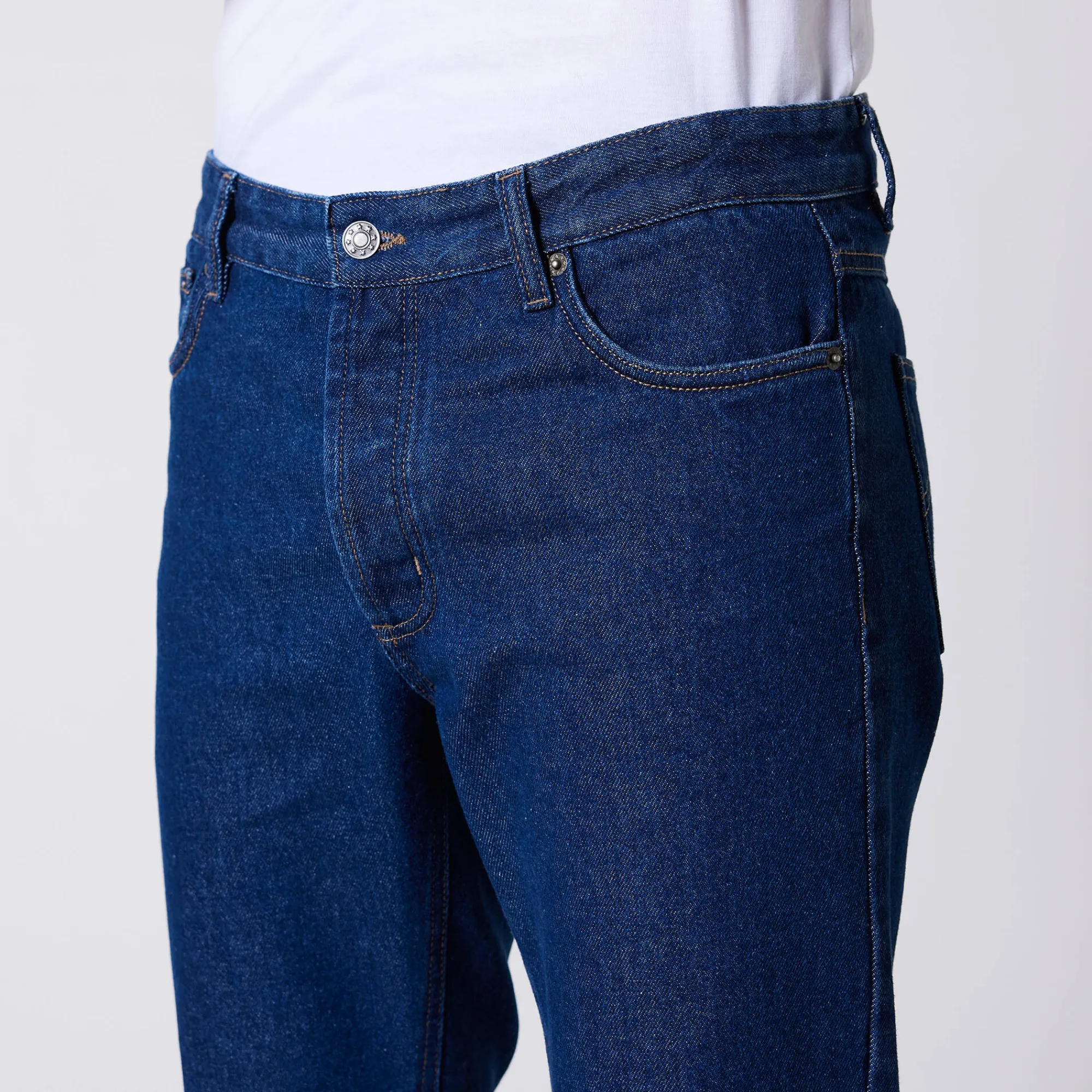 Jeans<Blancheporte Authentieke jeans in recht model - binnenpijplengte 82 cm stone