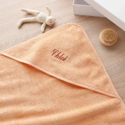 Badjas|Handdoek En Badlaken Kids<Colombine des petits Badcape voor baby, personaliseerbaar abrikoos
