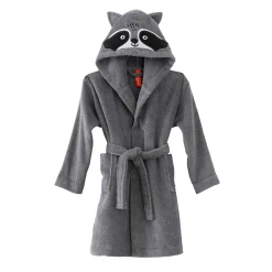 Badjas|Handdoek En Badlaken Kids<Colombine des petits Badjas voor kinderen met kap in katoenenbadstof - 340 g/m2 grijs