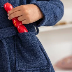 Badjas|Badjas Kids<Colombine des petits Badjas voor kinderen, Pinguïn met kap blauw