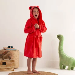 Badjas|Handdoek En Badlaken Kids<Colombine des petits Badjas voor kinderen, tijger, katoenen badstof - 340 g/m2 koraal