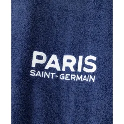 Badjas<PSG Badjas voor volwassenen in badstof met kimonokraag ®, personaliseerbaar blauw