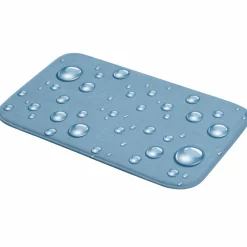 Badmatje<Blancheporte Badmat Bubbel blauw