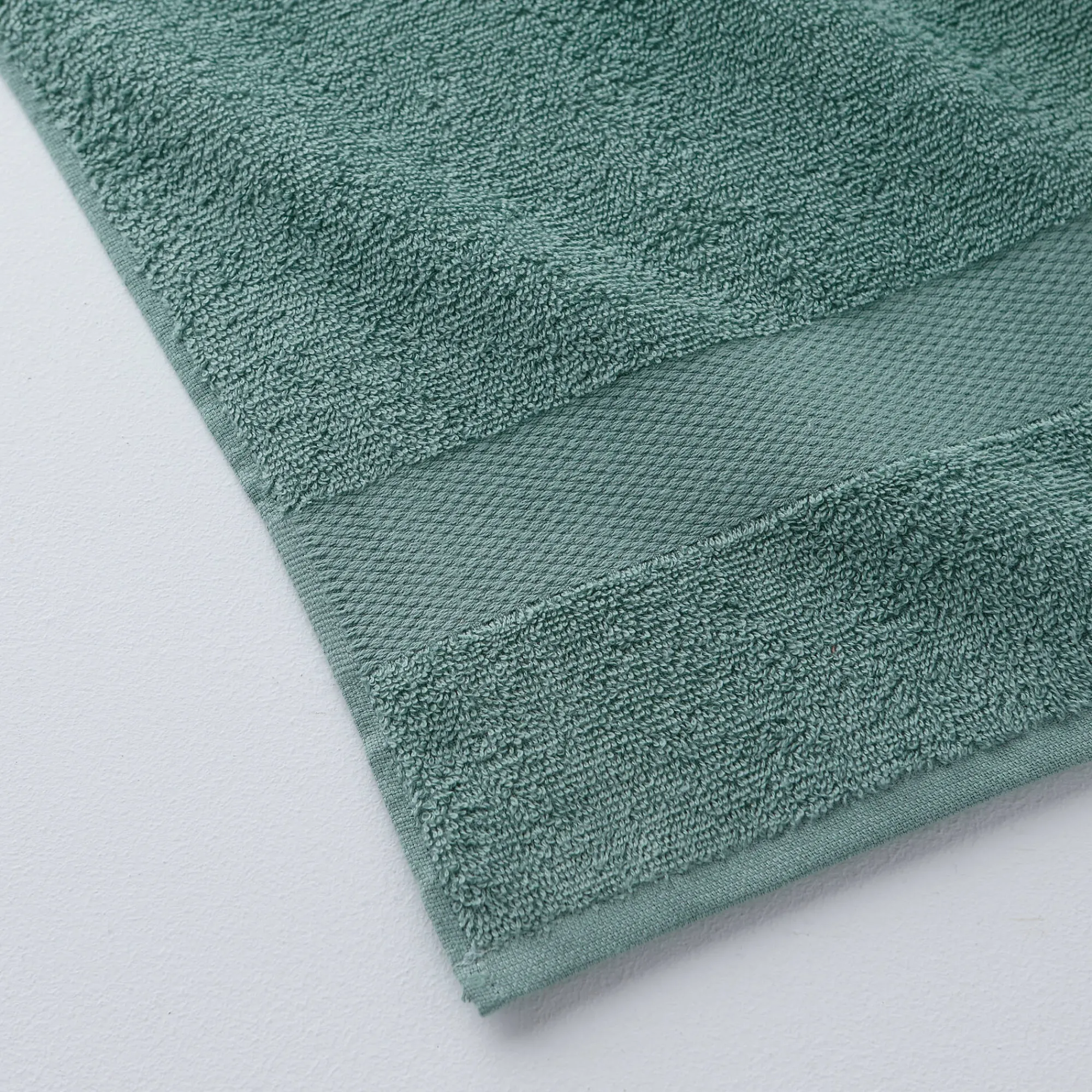 Badhanddoek<Blancheporte Badstof in katoen - 350g/m2 groen