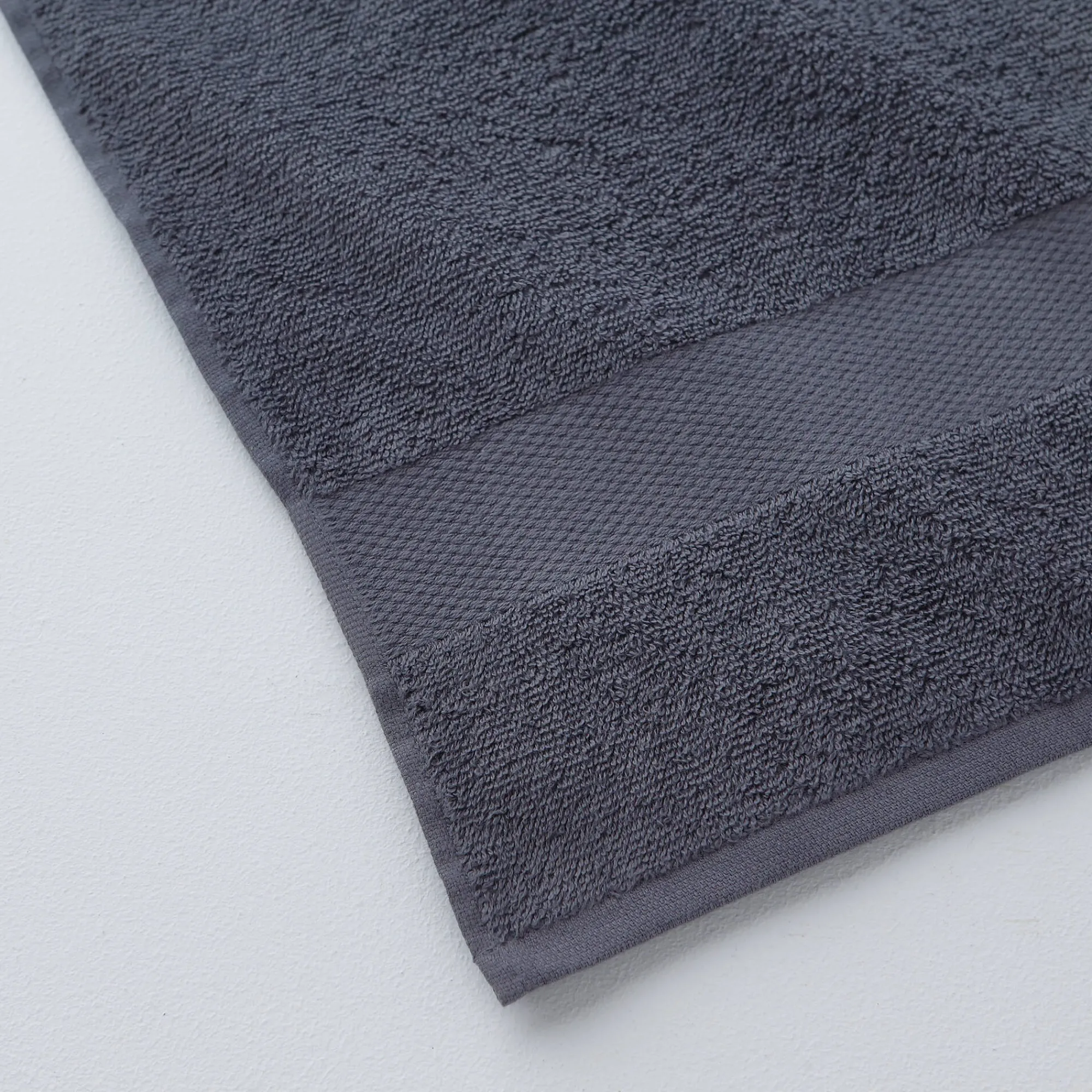 Badhanddoek<Blancheporte Badstof in katoen - 350g/m2 antraciet