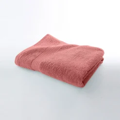 Badhanddoek<Colombine Badstof in katoen, afkomstig van de biologische landbouw rozenhout
