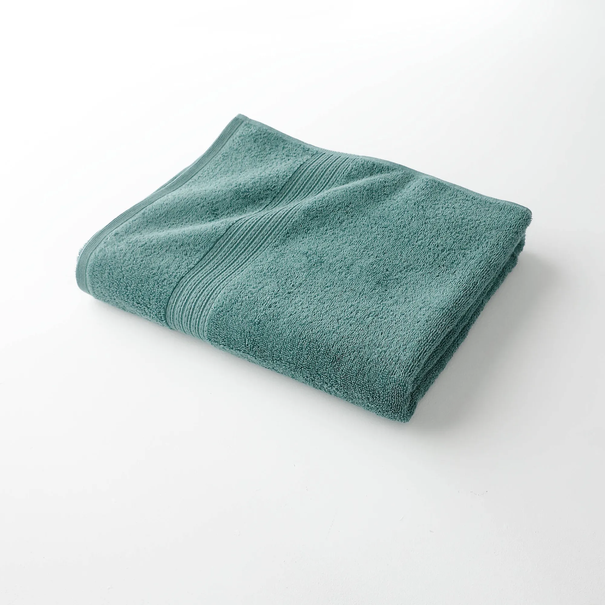 Badhanddoek<Colombine Badstof in katoen, afkomstig van de biologische landbouw eucalyptus