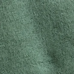 Washandje|Badhanddoek<Colombine des petits Badstofcollectie voor kinderen, geborduurd dinosaurusmotief, katoen - 380 g/m2 eucalyptus