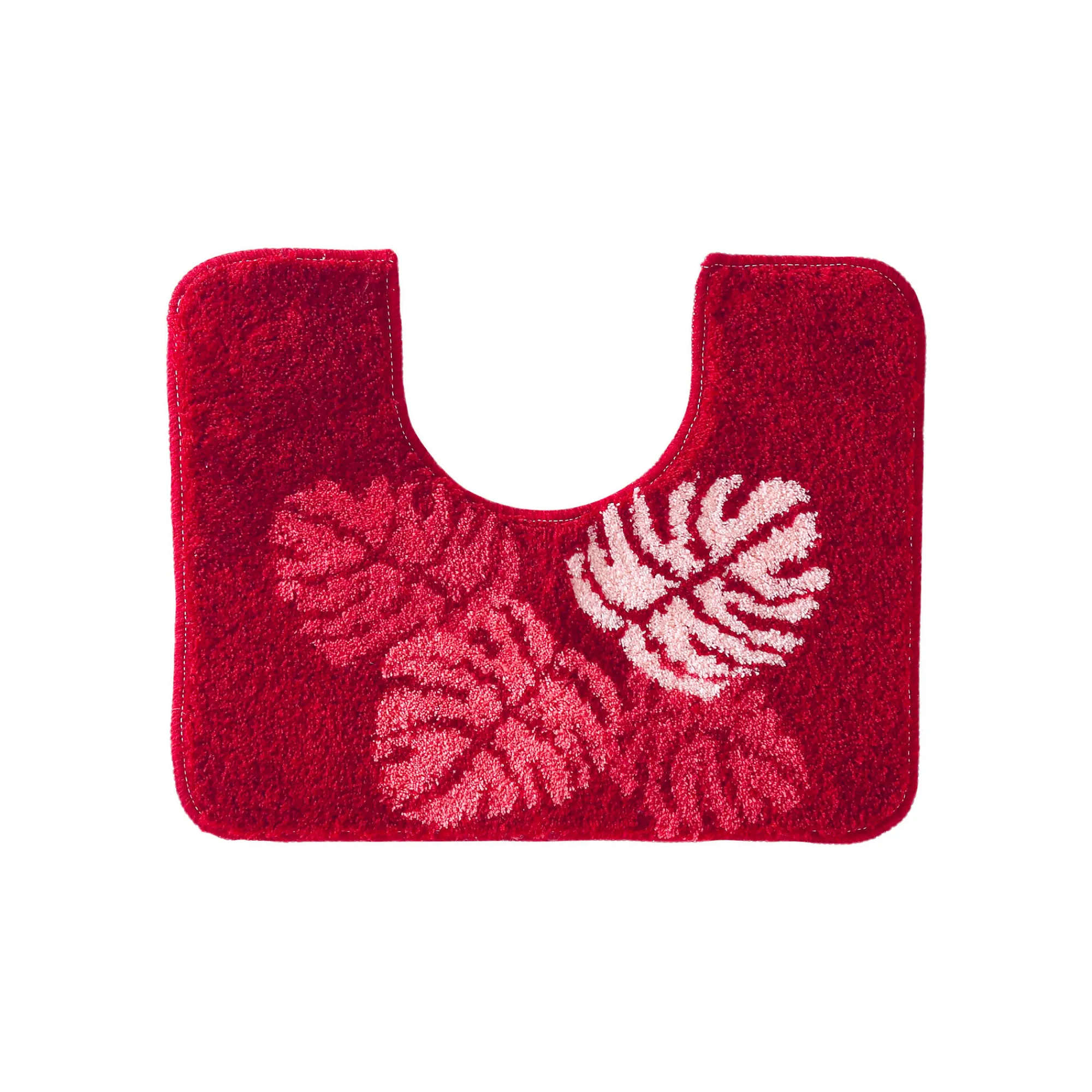 Badmatje<Blancheporte Badtapijtje met junglemotief pruim