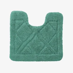Badmatje<Blancheporte Badtapijtje met ruitjesmotief eucalyptus
