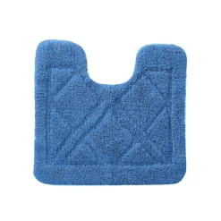 Badmatje<Blancheporte Badtapijtje met ruitjesmotief felblauw