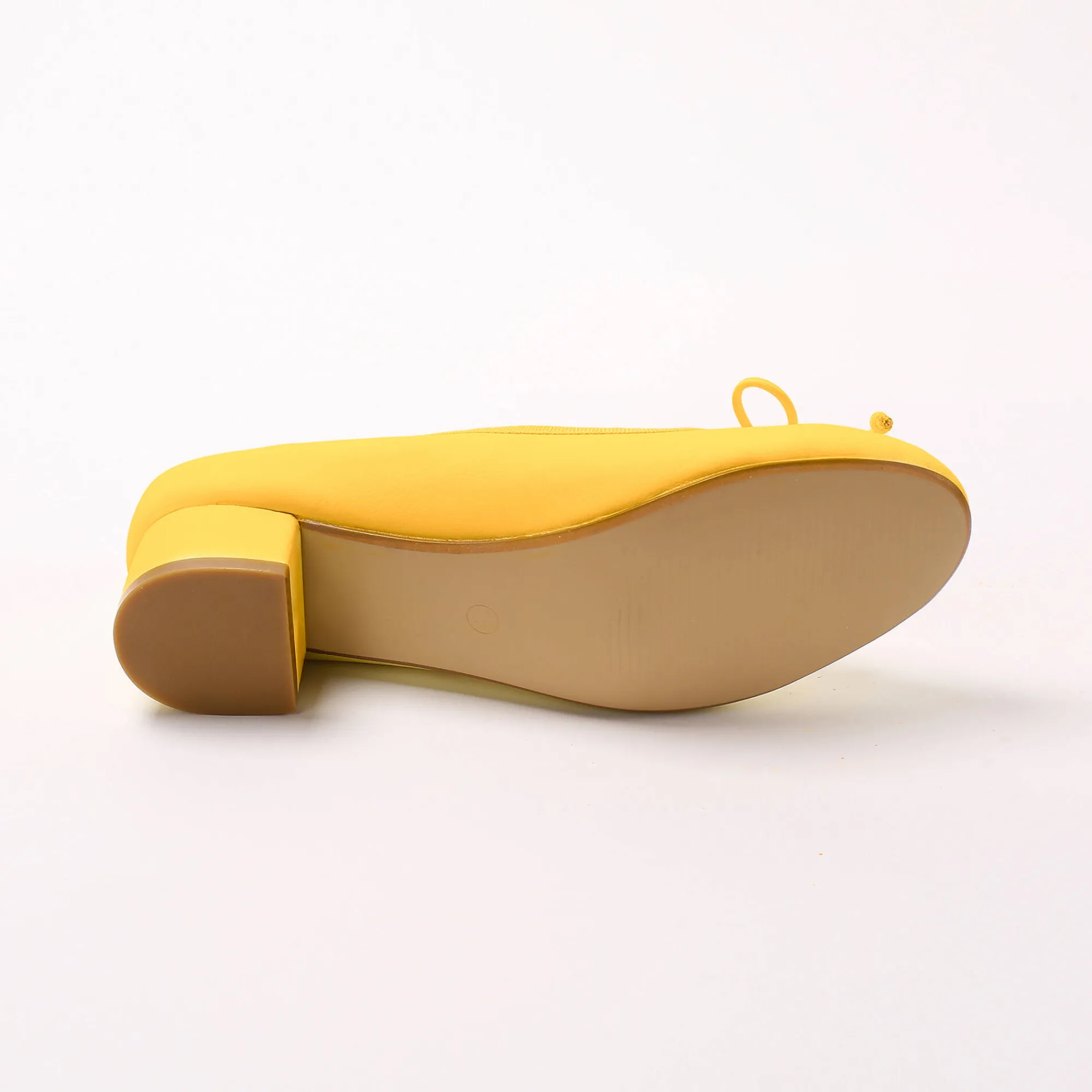 Ballerina's|Schoenen<Blancheporte Ballerina's met klein hakje kerrie
