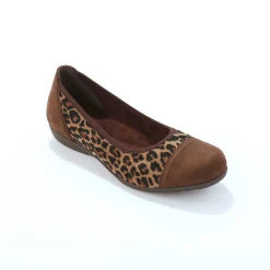 Ballerina's|Schoenen<Blancheporte Ballerina's met sleehak en rekbare pasjes bruin