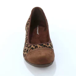 Ballerina's|Schoenen<Blancheporte Ballerina's met sleehak en rekbare pasjes bruin
