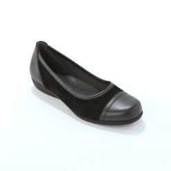 Ballerina's|Schoenen<Blancheporte Ballerina's met sleehak en rekbare pasjes zwart