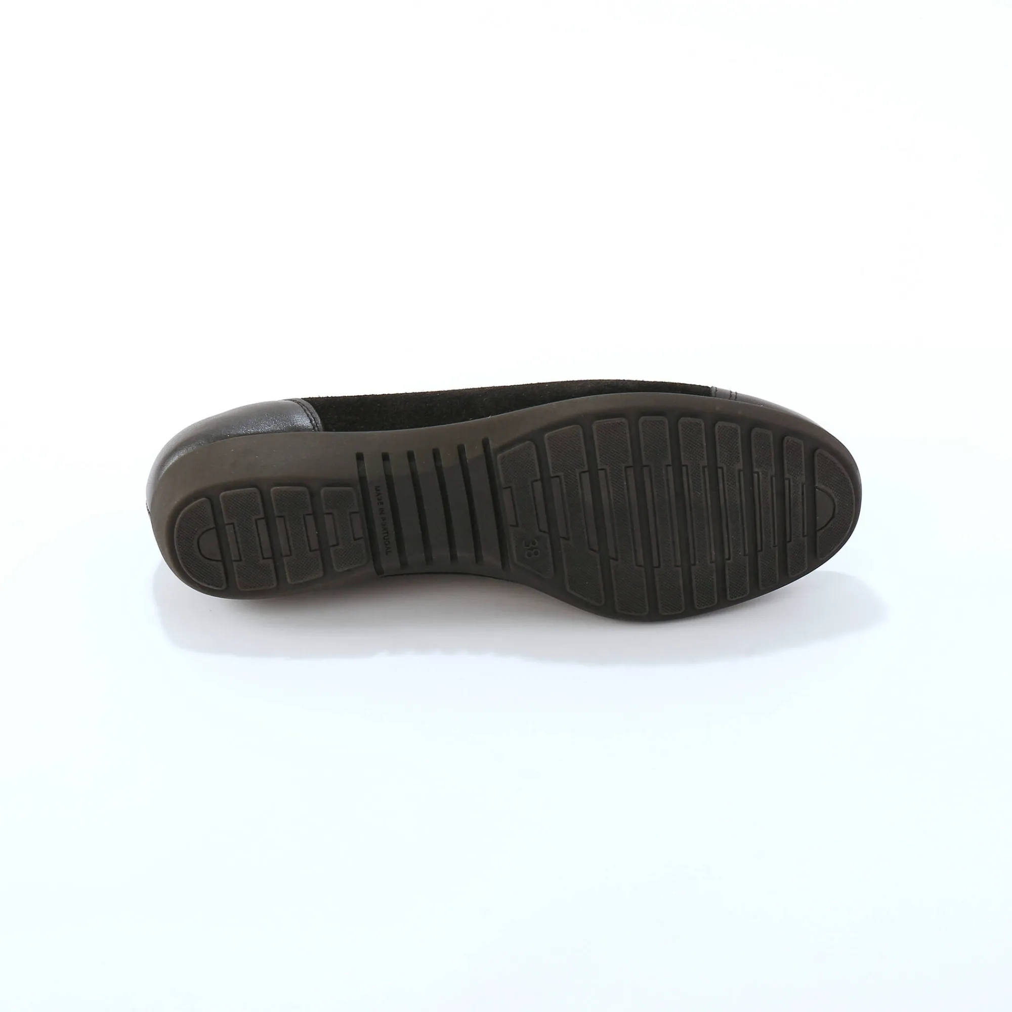 Ballerina's|Schoenen<Blancheporte Ballerina's met sleehak en rekbare pasjes zwart