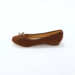 Ballerina's|Schoenen<Blancheporte Ballerines plates microfibre chocolade
