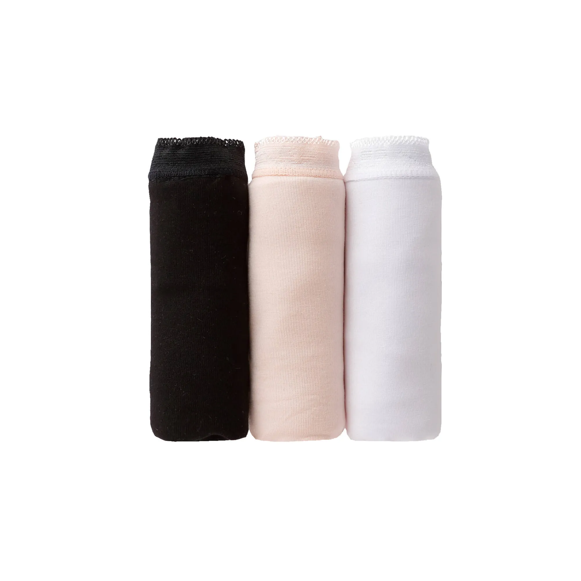 Slip En Shorty<Blancheporte Basic maxislip - set van 3 zwart + nude + wit