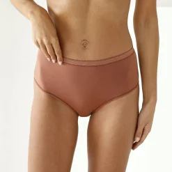 Slip En Shorty<Blancheporte Basic maxislip - set van 3 chocolade