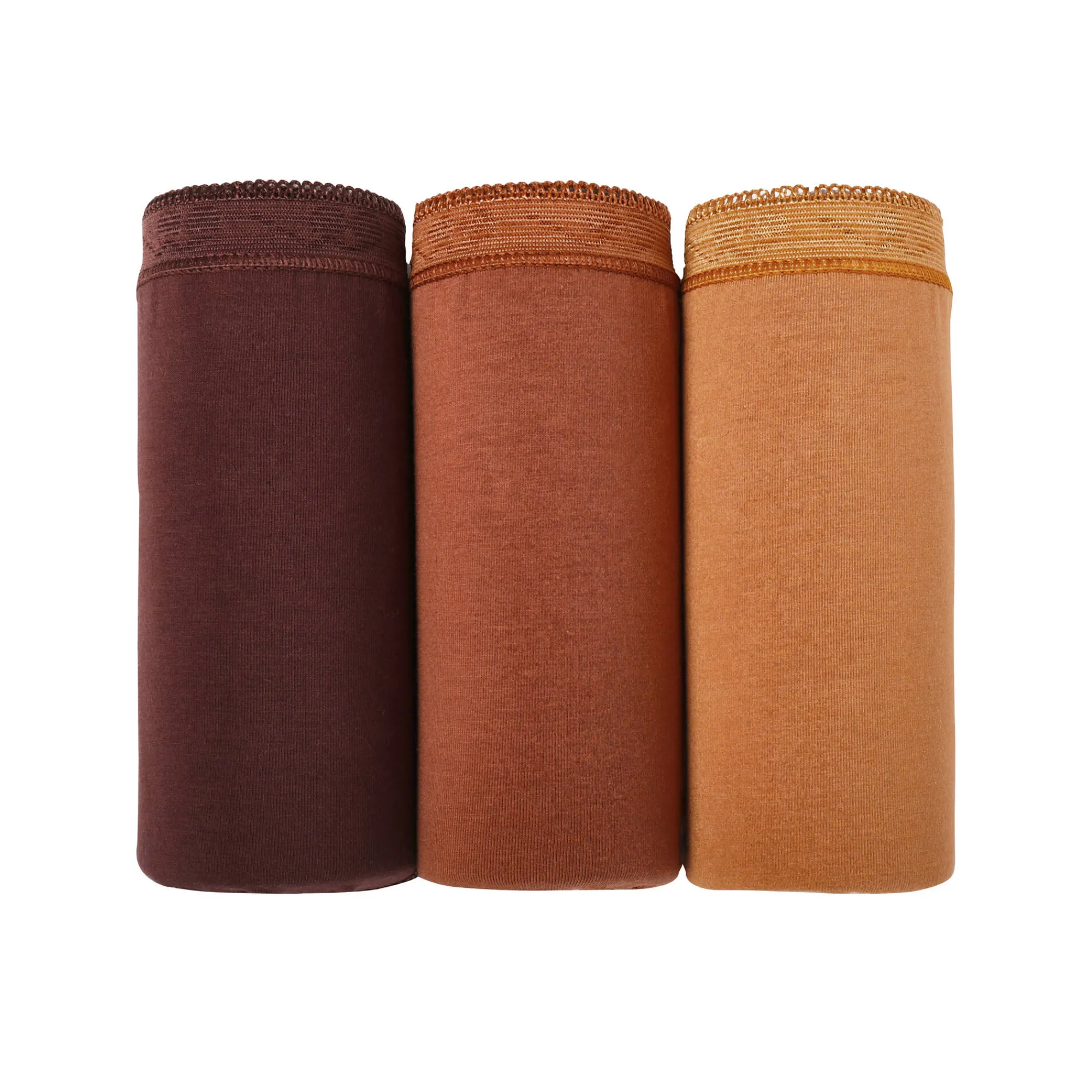 Slip En Shorty<Blancheporte Basic maxislip - set van 3 chocolade