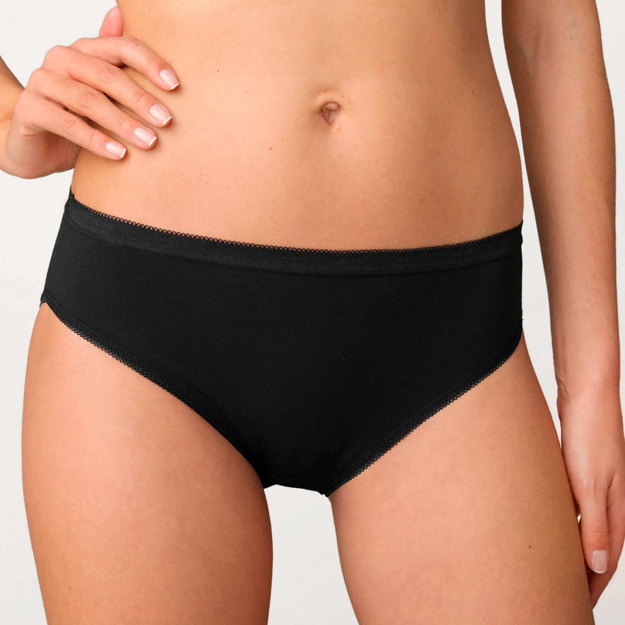 Slip En Shorty<Blancheporte Basic midislip - set van 3 zwart