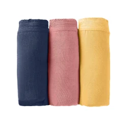 Slip En Shorty<Blancheporte Basic midislip - set van 3 marine + terracotta + geel