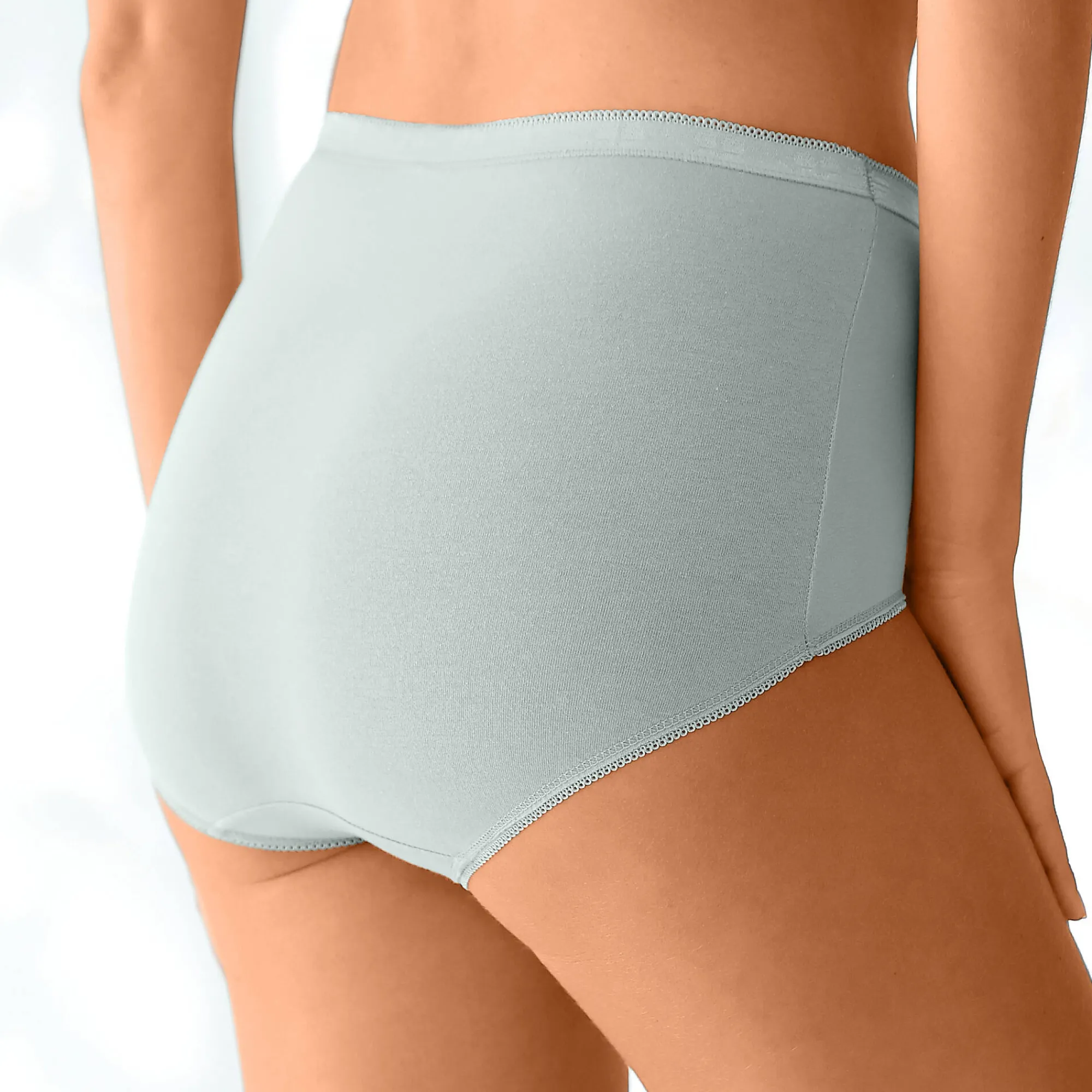 Slip En Shorty<Blancheporte Basic supermaxislip - set van 3 amandel + roze + groen