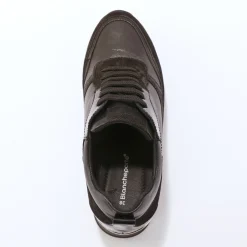 Baskets En Sneakers|Schoenen<Blancheporte Baskets compensées cuir zwart