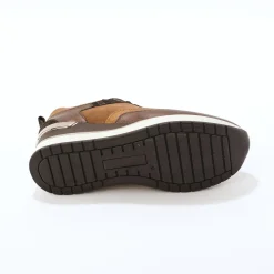 Baskets En Sneakers|Schoenen<Blancheporte Baskets compensées cuir bronskleur