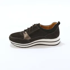 Baskets En Sneakers|Schoenen<Blancheporte Baskets compensées zippées et lacées zwart