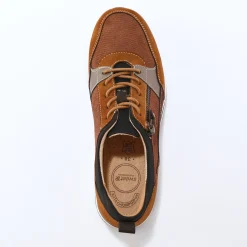 Baskets En Sneakers|Schoenen<Blancheporte Baskets compensées zippées et lacées bruin