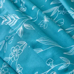 Fantasie Bedlinnen|Kussensloop<Colombine Bedlinnen Alessia in katoen met bloemenprint blauw