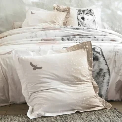 Fantasie Bedlinnen|Vlak Laken<Blancheporte Bedlinnen Artic, in bedrukt flanel taupe