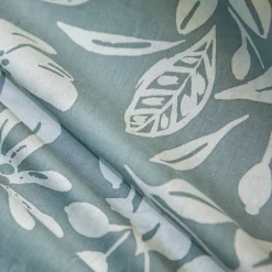 Fantasie Bedlinnen|Vlak Laken<Blancheporte Bedlinnen Céline, in katoen met bloemenprint eucalyptus