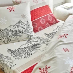 Fantasie Bedlinnen|Vlak Laken<Blancheporte Bedlinnen Montana in flanel rood