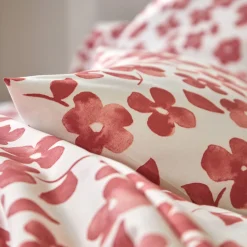 Fantasie Bedlinnen|Kussensloop<Blancheporte Bedlinnen Petunia in bedrukt katoen rozenhout