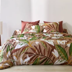 Fantasie Bedlinnen|Vlak Laken<Blancheporte Bedlinnen Roxane in bedrukt katoen beige