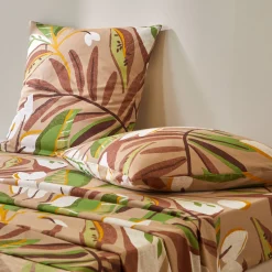 Fantasie Bedlinnen|Vlak Laken<Blancheporte Bedlinnen Roxane in bedrukt katoen beige
