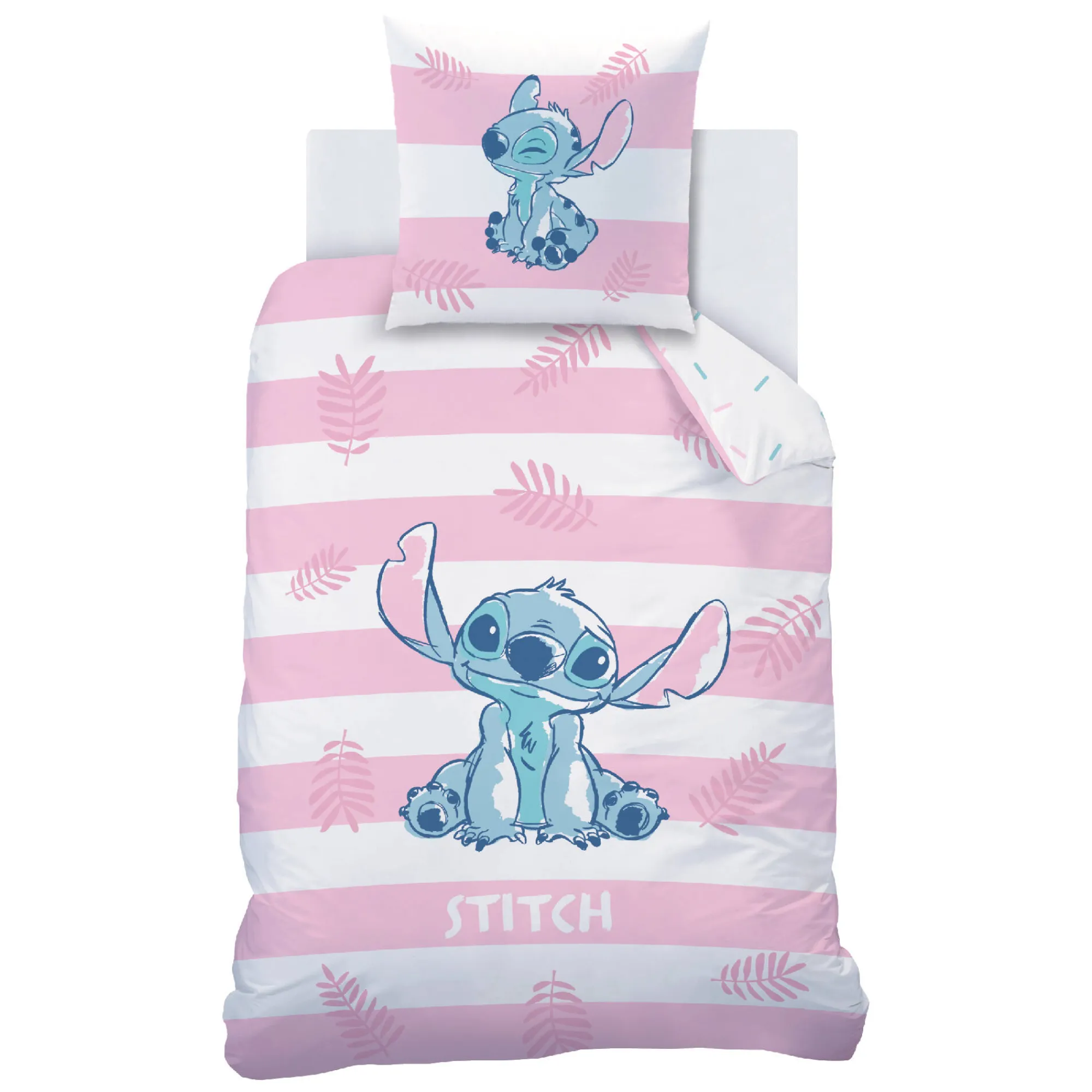 Bedlinnenset Kids|Bedlinnenset Kids<Lilo et Stitch Bedlinnen Stitch® - katoen blauw / roze